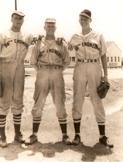 Wayne in summer baseball 1944